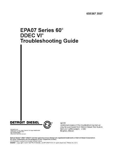 series 60 compression test|SERIES 60 DDEC VI TROUBLESHOOTING GUIDE.